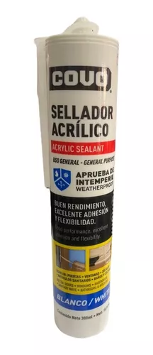 Silicone Sellador Acrilico Blanco Covo Cod: 1075014