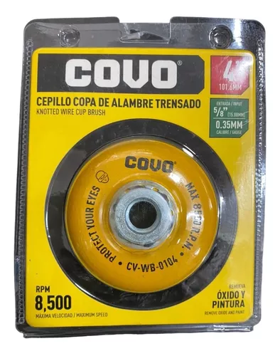 Cepillo Copa Trenzado 4x5/8 Covo Cod: 2510115