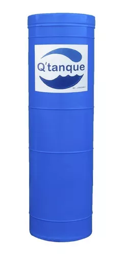 Tanque De Agua Cilindrico Azul 550l Qtanque Cod: 7070550