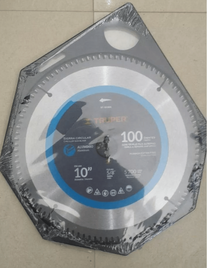 Disco Widia Aluminio 10 X 100d Truper Cod: 2515211