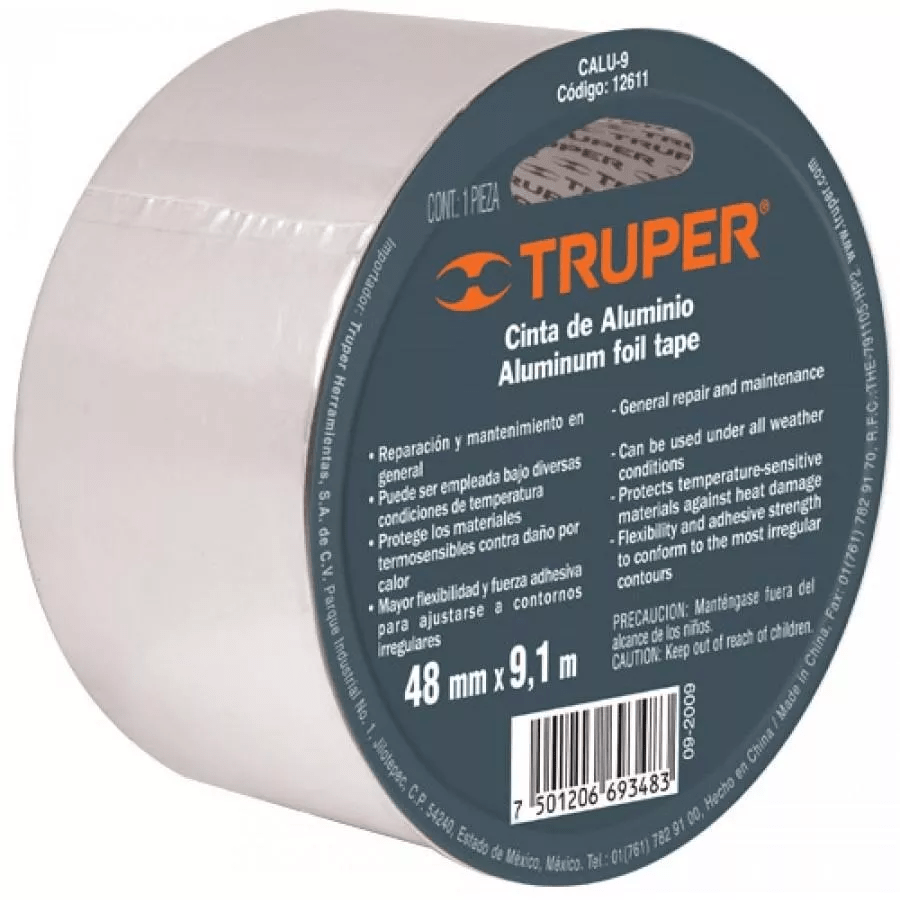 Cinta Aluminio 9m Truper Cod: 1025009